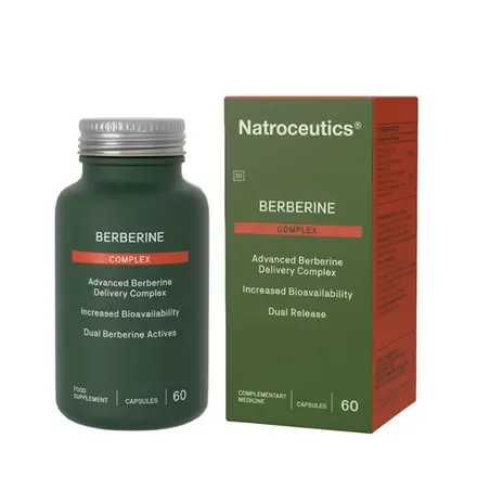 НАТРОЦЕВТИКА БЕРБЕРИН КОМПЛЕКС капсули 60 броя / NATROCEUTICS BERBERINE COMPLEX