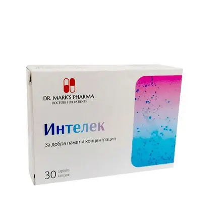 ИНТЕЛЕК капсули 30 броя / DR. MARK'S PHARMA INTELEC