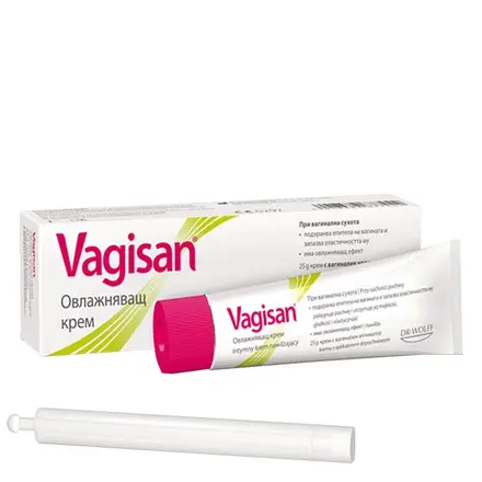ВАГИЗАН овлажняващ крем + апликатор 25 гр. / DR. WOLFF VAGISAN