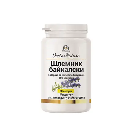 ШЛЕМНИК БАЙКАЛСКИ капсули 60 броя / DOCTOR NATURE SCUTELLARIA BAICALENSIS