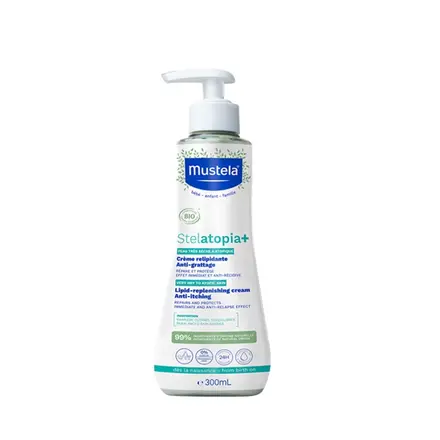 МУСТЕЛА STELATOPIA+ ВЪЗСТАНОВЯВАЩ КРЕМ ЗА МНОГО СУХА КОЖА 300 мл. / MUSTELA STELATOPIA+ LIPID REPLENISHING CREAM