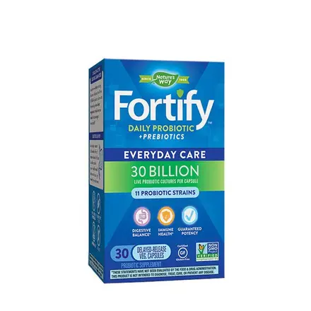 ФОРТИФАЙ ДЕЙЛИ капсули 30 млрд. 30 броя / NATURE'S WAY FORTIFY DAILY PRIMADOPHILUS PROBIOTIC 30 BILLION