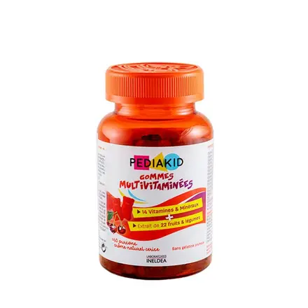 ПЕДИАКИД МУЛТИВИТАМИНИ дъвчащи мечета 60 броя / INELDEA PEDIAKID GUMMIES MULTIVITAMINS
