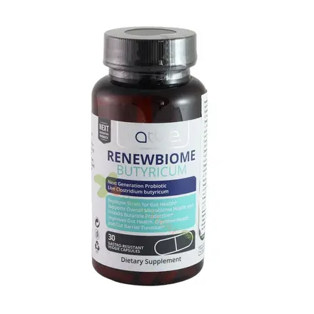 РЕНЮБИОМ БУТИРИКУМ капсули 30 броя / NATVIE HEALTHCARE RENEWBIOME BUTYRICUM