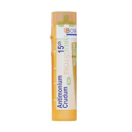 АНТИМОНИУМ КРУДУМ 15 СН / BOIRON MONO ANTIMONIUM CRUDUM 15 CH