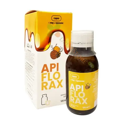 АПИФЛОРАКС сироп с мед и прополис 120 мл / SOPHARMA APIFLORAX syrop with honey and porpolis