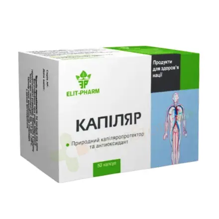 ЕЛИТ-ФАРМ КАПИЛЯР ПРОТЕКТ капсули 50 броя / ELITE-PHARM CAPILLAR PROTECT