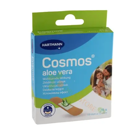 ХАРТМАН КОСМОС ПЛАСТИР С АЛОЕ ВЕРА 20 броя / HARTMANN COSMOS ALOE VERA PATCH
