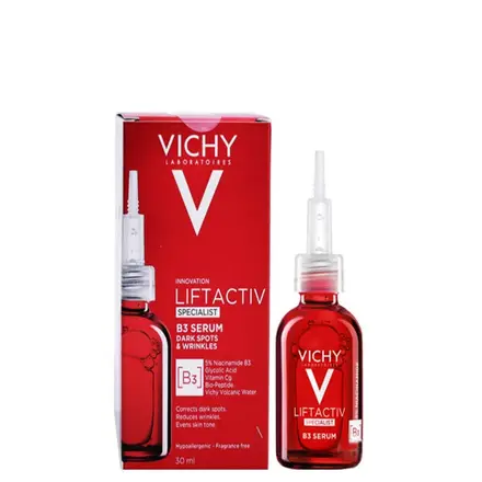 ВИШИ LIFTACTIV SPECIALIST B3 СЕРУМ ПРОТИВ ПИГМЕНТНИ ПЕТНА И БРЪЧКИ 30 мл. / VICHY LIFTACTIVE SPECIALIST B3 DARK SPOTS & WRINKLES SERUM