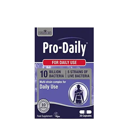 ПРО-ДЕЙЛИ ЕЖЕДНЕВЕН ПРОБИОТИЧЕН КОМПЛЕКС таблетки 30 броя / NATURES AID PRO - DAILY 10 BILLION BACTERIА