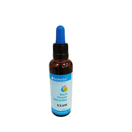 БИОХЕРБА КАПКИ НА ДОКТОР БАХ ЗА КОНЦЕНТРАЦИЯ / ИЗПИТ 50 мл./ BIOHERBA BACH FLOWER REMEDIES EXAM