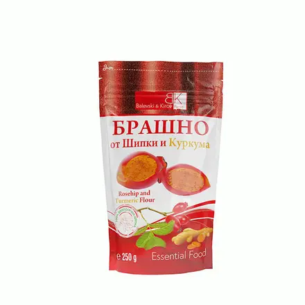 БРАШНО ОТ ШИПКИ И КУРКУМА БАЛЕВСКИ И КИРОВ 250 гр. / BALEVSKI & KIROV ROSEHIP AND TURMERIC FLOUR