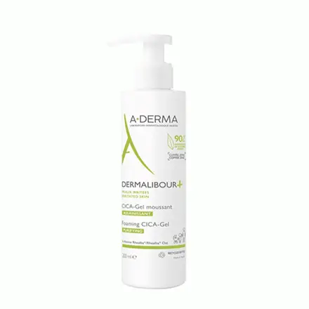 А-ДЕРМА ДЕРМАЛИБУР+ ПОЧИСТВАЩ ЦИКА-ГЕЛ 200 мл. / A-DERMA DERMALIBOUR+ PURIFYING FOAMING CICA-GEL