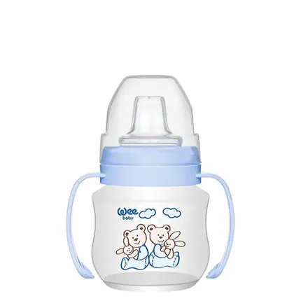 УИ БЕЙБИ НЕРАЗЛИВАЩА ЧАША С ДРЪЖКИ 125 мл. 753 / WEE BABY NON-SPILL CUP WITH PP HANDLES 125 ml 753