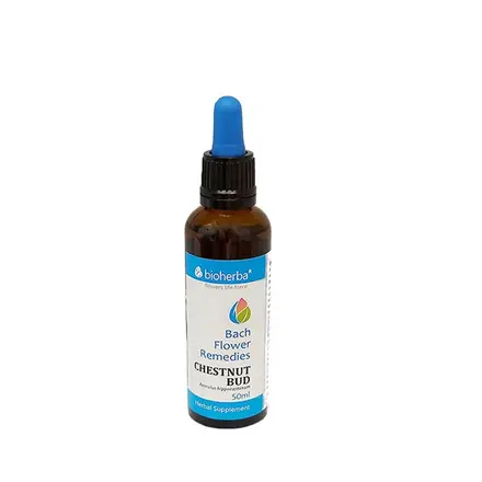 БИОХЕРБА КАПКИ НА ДОКТОР БАХ КЕСТЕНОВИ ПЪПКИ 50 мл. / BIOHERBA BACH FLOWER REMEDIES CHESTNUT BUD