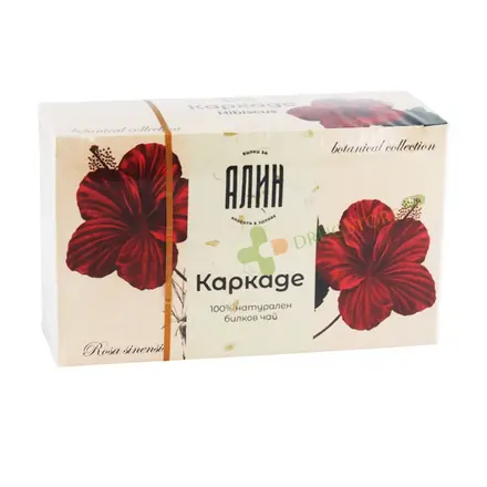 АЛИН ЧАЙ ФИЛТЪР КАРКАДЕ 20 броя / ALIN TEA HIBISCUS