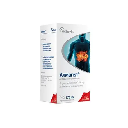 АЛМАГЕЛ перорална суспензия 170 мл. / ALMAGEL