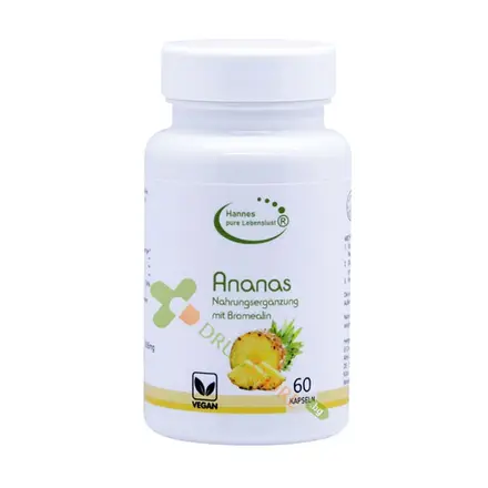 АНАНАС + БРОМЕЛАИН капсули 60 броя / EL COMPRA ANANAS