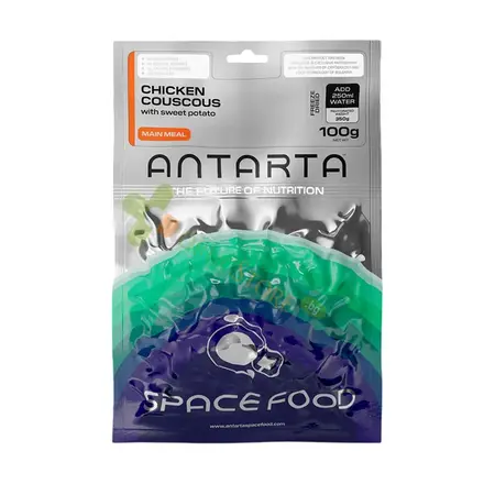 АНТАРТА КУСКУС ПИЛЕ СЪС СЛАДЪК КАРТОФ 100 г / ANTARTA CHICKEN COUSCOUS WITH SWEET POTATO