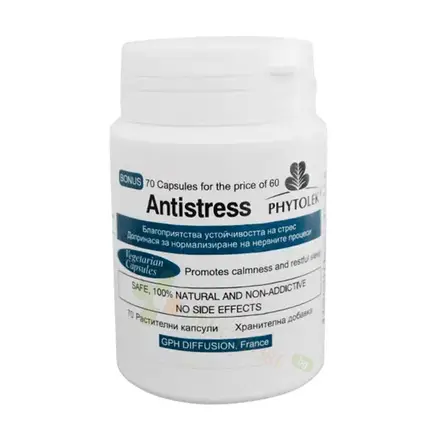 АНТИСТРЕС КОМПЛЕКС капсули 70 броя / PHYTOLEK ANTISTRES COMPLEX