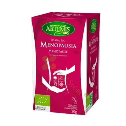 АРТЕМИС БИО ЧАЙ МЕНОПАУЗА филтър 20 броя / ARTEMIS BIO TEA MENOPAUSE filter