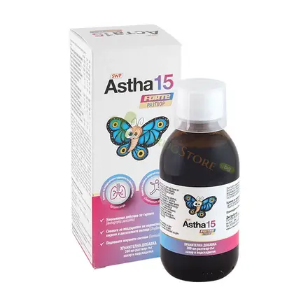 АСТА 15 ФОРТЕ разтвор 200 мл / SUN WAVE PHARMA ASTHA 15 FORTE