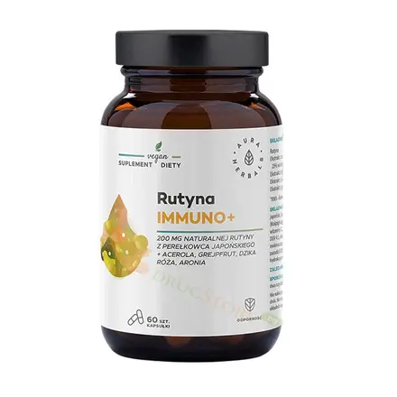 АУРА ХЕРБАЛС РУТИН ИМУНО+ капсули 60 броя / AURA HERBALS RUTIN IMMUNO+