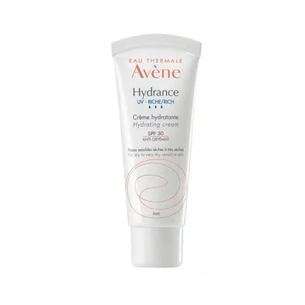 АВЕН ХИДРАНС БОГАТ ХИДРАТИРАЩ КРЕМ SPF 30 40 мл. / AVENE HYDRANCE UV RICH HYDRATING CREAM SPF 30 40 ml.