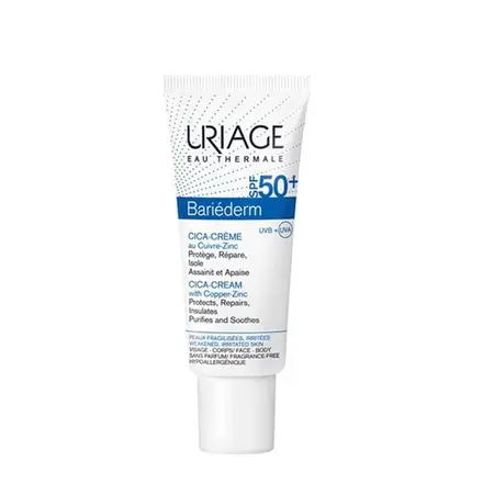 УРИАЖ ВЪЗСТАНОВЯВАЩ КРЕМ SPF 50+ 40 мл. / URIAGE BARIEDERM CICA CREAM