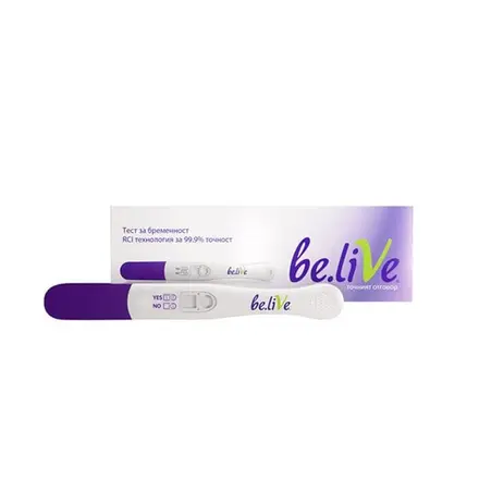 ТЕСТ ЗА БРЕМЕННОСТ / BE.LIVE PRO PREGNANSY TEST