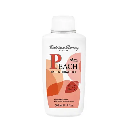БЕТИНА БАРТИ ПРАСКОВА ГЕЛ ЗА ВАНА И ДУШ 500 мл / BETTINA BARTY PEACH BATH & SHOWER GEL