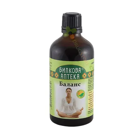 БИЛКОВА АПТЕКА БАЛАНС + ВИТАМИН B6 тинктура 100 мл / BILKOVA APTEKA BALANCE + VITAMIN B6 tincture