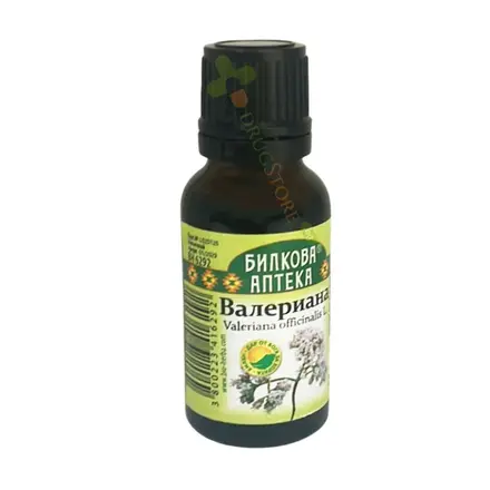 БИЛКОВА АПТЕКА ТИНКТУРА ВАЛЕРИАНА + ТИАМИН 20 мл / BILKOVA APTEKA VALERIANA + TIAMINE TINCTURE
