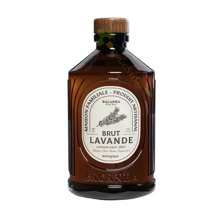 БИО СИРОП С ЛАВАНДУЛА 400 мл / BACANHA ORGANIC LAVENDER SYRUP