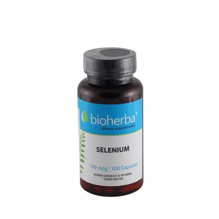 БИОХЕРБА СЕЛЕН капсули 100 мкг 100 броя / BIOHERBA SELENIUM