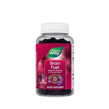 ФОРМУЛА ЗА ПАМЕТ И КОНЦЕНТРАЦИЯ BRAIN FUEL желирани таблетки 60 броя / NATURE'S WAY BRAIN FUEL
