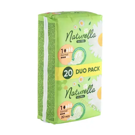 ДАМСКИ ПРЕВРЪЗКИ НАТУРЕЛА УЛТРА НОРМАЛ 20 броя / PROCTER & GAMBLE NATURELLA ULTRA NORMAL SANITARY NAPKIN