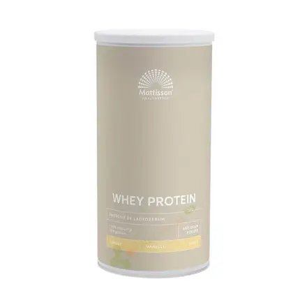 МАТИСЪН СУРОВАТЪЧЕН ПРОТЕИН SPORT ВКУС ВАНИЛИЯ прах 450 г / MATTISSON WHEY PROTEIN SPORT VANILLA FLAVOUR