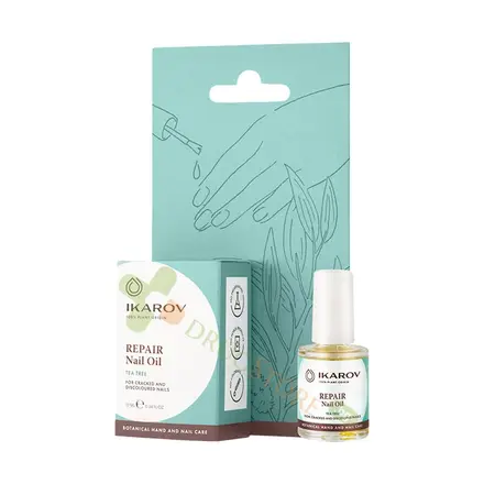 ИКАРОВ ВЪЗСТАНОВЯВАЩО МАСЛО ЗА НОКТИ ОТ ЧАЕНО ДЪРВО 10 мл / IKAROV NAIL REPAIR OIL FOR CRACKED & DISCOLOURED NAILS 10 ml.