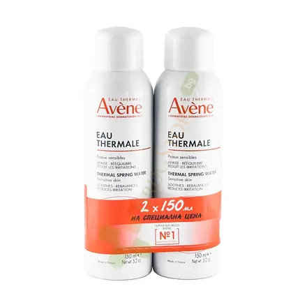 АВЕН ТЕРМАЛНА ВОДА ДУО 1+1 150 мл / AVENE THERMAL SPRING WATER DUO 1+1