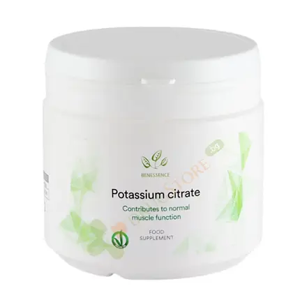 КАЛИЙ ЦИТРАТ прах 500 г / BENESSENCE SOLUBLE POTASSIUM CITRATE powder