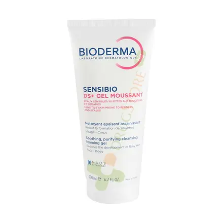 БИОДЕРМА СЕНСИБИО DS+ ГЕЛ 200 мл / BIODERMA SENSIBIO DS + PURIFYING AND CLEANING GEL