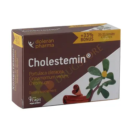 ХОЛЕСТЕМИН капсули 30 броя / DOLERAN PHARMA CHOLESTEMIN