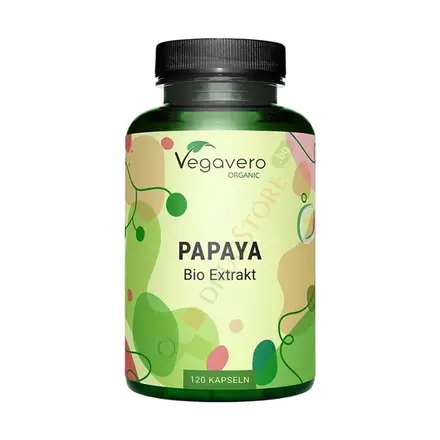ВЕГАВЕРО ПАПАЯ БИО ЕКСТРАКТ капсули 120 броя / VEGAVERO PAPAYA BIO EXTRACT
