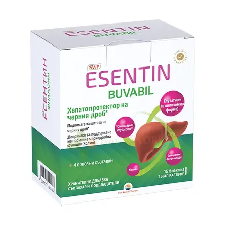ЕСЕНТИН флакон 15 броя / SUN WAVE PHARMA ESENTIN vial