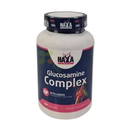 ХАЯ ЛАБС ГЛЮКОЗАМИН, ХОНДРОИТИН и МСМ КОМПЛЕКС капсули 120 броя / HAYA LABS GLUCOSAMINE, CHONDROITIN & MSM COMPLEX