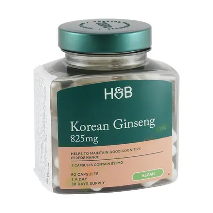 КОРЕЙСКИ ЖЕНШЕН 90 броя / HOLLAND & BARRETT KOREAN GINSENG