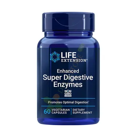 СУПЕР ЕНЗИМИ капсули 60 броя / LIFE EXTENSION SUPER ENZYMES