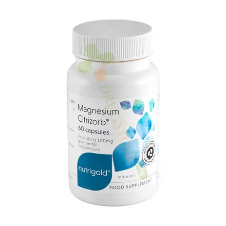 МАГНЕЗИЕВ ЦИТРАТ капсули 60 броя / NUTRIGOLD MAGNESIUM CITRIZORB
