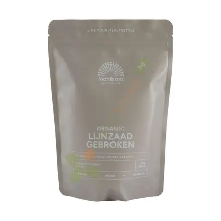 МАТИСЪН БИО ЛЕНЕНО СЕМЕ (СМЛЯНО) 300 г / MATTISSON HEALTHSTYLE ORGANIC FLAX SEED (GROUND)